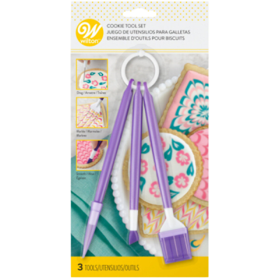 Wilton Set 3 Piezas Herramientas para Decoración de Galletas
