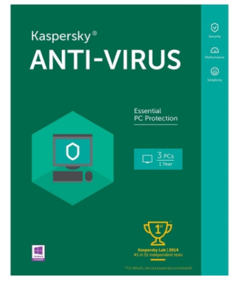 Kaspersky Antivirus 3 PCs