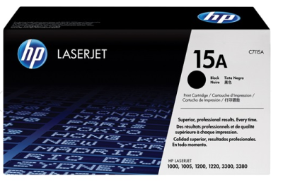 Hewlett Packard C7115A Black 15A