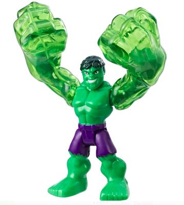 Hasbro Super Hero Adventures Figura Hulk Puños B2044 Hasbro Super Hero Adventures Figura Hulk Puños B2044