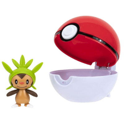 Pokemon Clip´N´Go Figura Chespin + Pokebola1