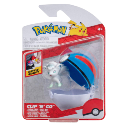 Pokemon Clip´N´Go Figura Alolan Vulpix + Pokebola1