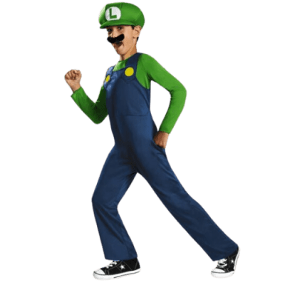 Super Mario Disfraz Classic Luigi Talla S/P(4-6) Años