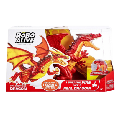 Zuru Robo Alive Dragón de Fuego Rugido Feroz3
