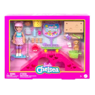 Mattel Barbie Chelsea Muñeca y Set de Juego Pista de Patinaje