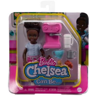 Mattel Barbie Chelsea Muñeca y Accesorios Profesión Barista