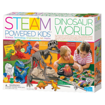4M Mundo Dinosaurio 4 en 1 Steam+1