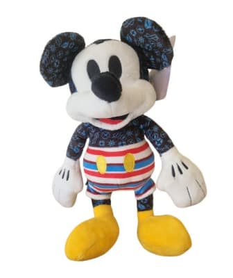 Disney 100 Peluche Mickey Colores 25cm Azul1