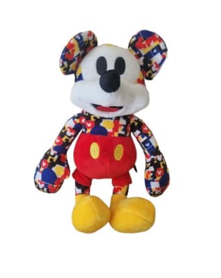 Disney 100 Peluche Mickey Colores 25cm Rojo1
