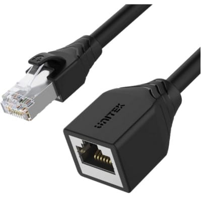 Unitek Cable Extensión RJ45 Cat6 Macho-Hembra 3 Mts. C1896BK-3M