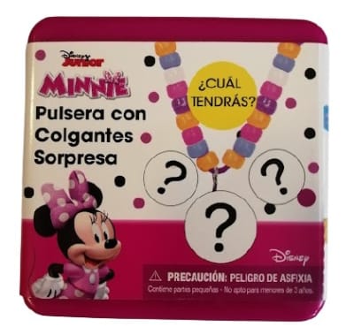 Disney Junior Minnie Caja Pulsera con Colgantes Sorpresa