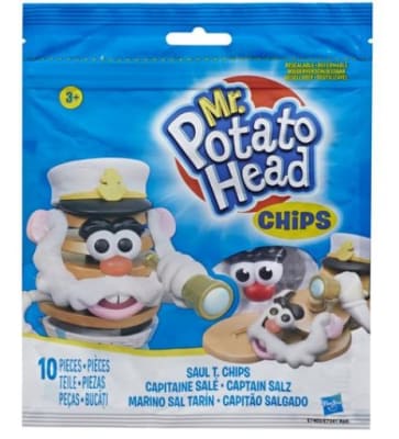 Hasbro Mr.Potato Head Chips Marino Sal Tarín 10 Piezas
