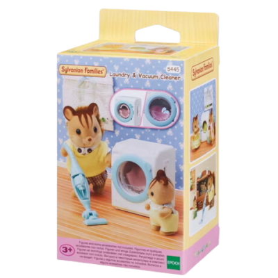 Epoch Sylvanian Families Laundry & Vacuum Cleaner 54451