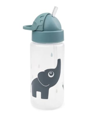 Done By Deer Botella C/Bombilla Agua Elphee Blue 350ml