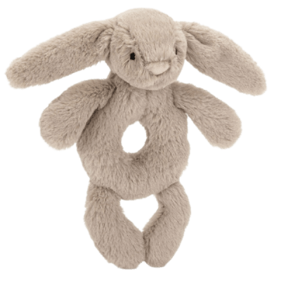 Jellycat Peluche Sonajero Bashful Conejo Beige