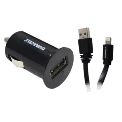 Duracell Cargador 12V BZ720 USB + Cable Lightning