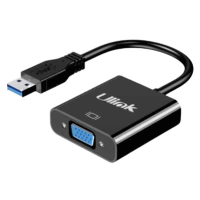 Ulink Adaptador USB 3.0 a VGA UL-USBVGA3 Negro