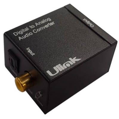 Ulink Conversor de Audio Digital a 2 RCA UL-DGRCA1