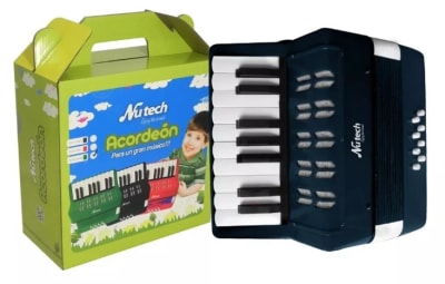 Nutech Acordeon de Niño 17 Notas Negro 054111