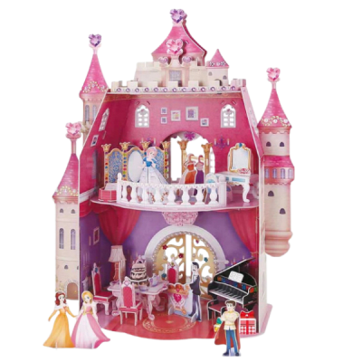 CubicFun 3D Puzzle Princess Birthday Party 95 Pieces1
