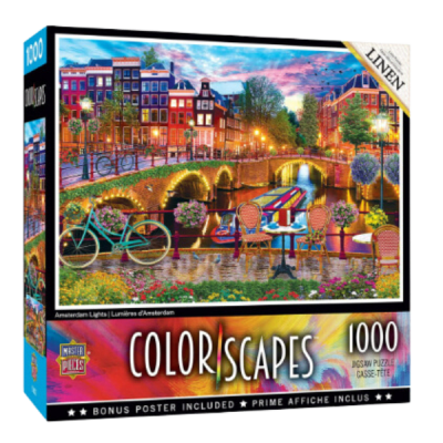 Master Pieces Puzzle 1000 Piezas Lumiéres D'Amsterdam1