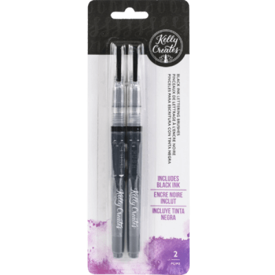 Kelly Creates Pinceles para Escritura Tinta Negra 2ú.1