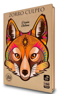 Rompecabezas Zorro Culpeo Diseño Chileno 150 Piezas2