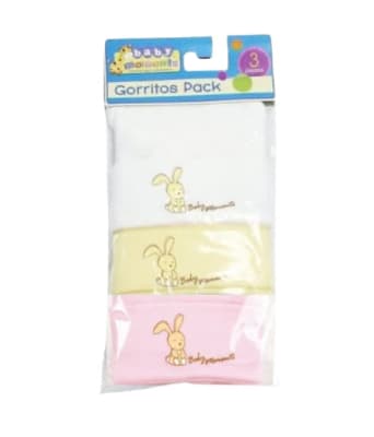 Baby Mink Gorritos Pack Rosado 3ú.