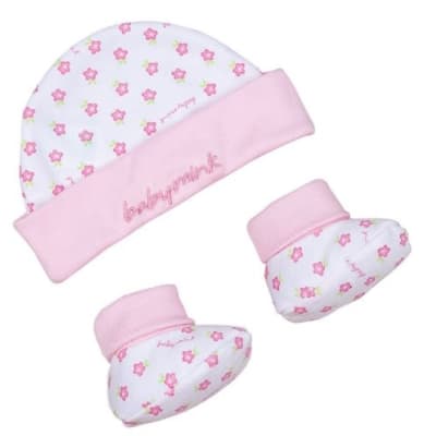 Baby Mink My First Set Gorro y Zapatitos 
