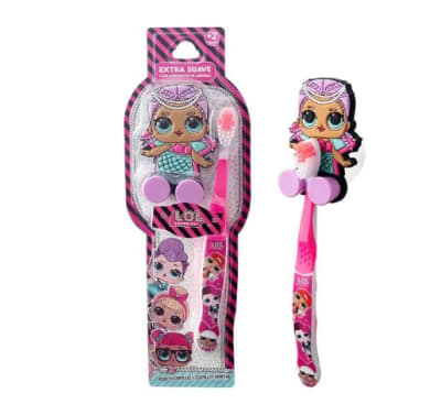 Cepillo Dental + Portacepillo Extra Suave Avengers L.O.L Surprise!1