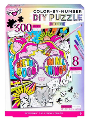 Fashion Angels Diy Puzzle Design Kit Color-By-Number