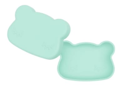 We Might Be Tiny Caja Almuerzo Silicona Oso Verde Menta