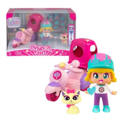 Famosa Pinypon Moto C/Muñeca 8cm.