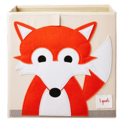 3 Sprouts Caja Organizadora Zorro Naranjo1