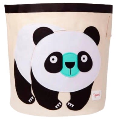 3 Sprouts Canasto Juguetes Panda1