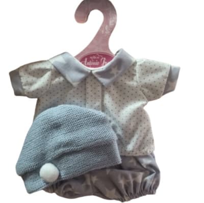 Antonio Juan Traje Celeste P/Muñeca Tamaño 26cm