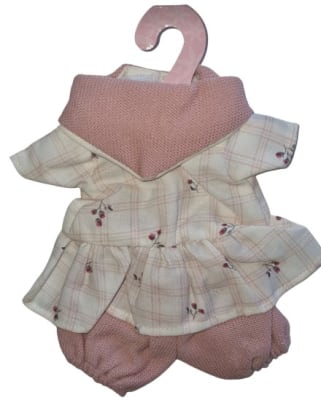 Antonio Juan Vestido C/Bandana P/Muñeca Tamaño 33cm