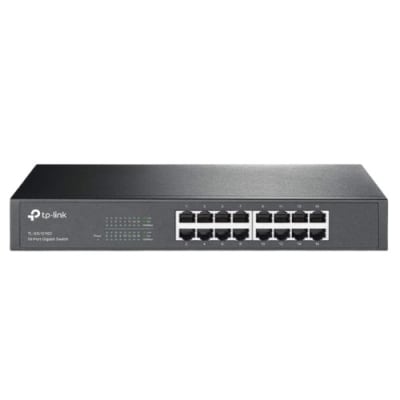 Tp-Link16 Puertas 10/100/1000 TL-SG1016 No Adm.Rack1