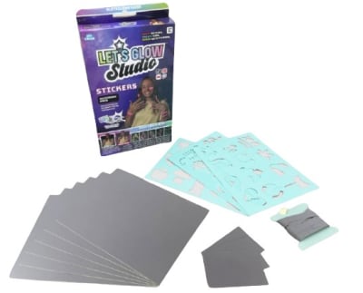 Let´S Glow Studio Stickers Pack de Accesorios