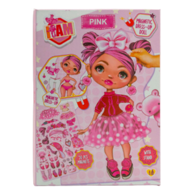 I Am Muñeca Magnética para Vestir: Pink 6Ass