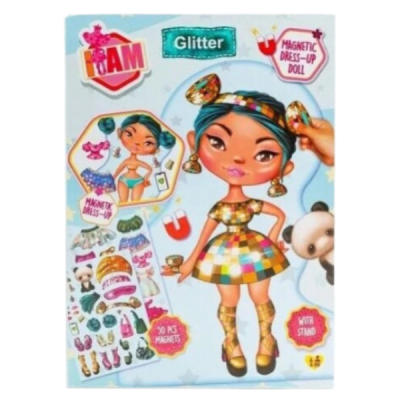 I Am Muñeca Magnética para Vestir: Glitter 6Ass