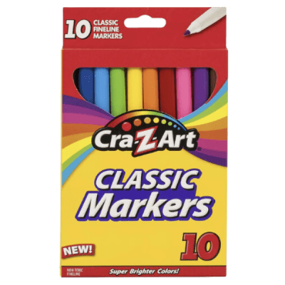 Cra-Z-Art Markers 10ú. Marcadores Classic Fineline 10087