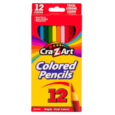 Cra-Z-Art Colored Pencils 12ú. Lápices de Colores