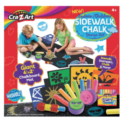 Cra-Z-Art Set Diseño Tizas Indoor/Outdoor Washable!