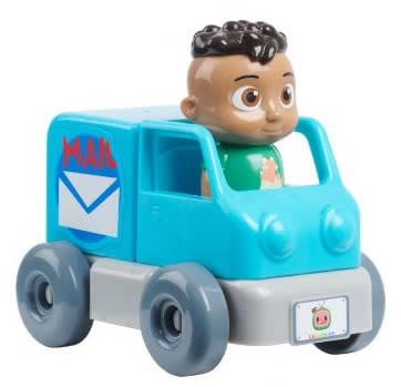 Cocomelon Vehículo Build a Car 4 Piezas Cody Mail Truck
