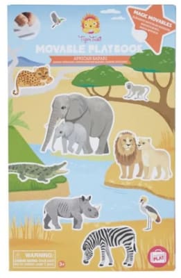 Tiger Tribe Set Stickers Removibles Safari Playbook African Safari1