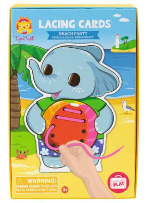 Tiger Tribe Set Actividades Enhebra Cordones en la Playa1