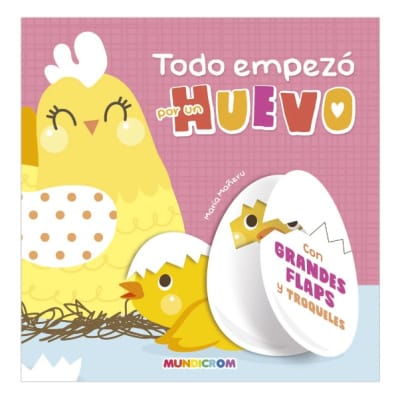 Todo Empezó por un Huevo Con Grandes Flaps y Troqueles