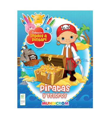 Colección Todos a Pintar *Piratas y Tesoros*