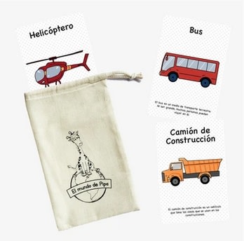 Tarjetas de Aprendizaje Vehículos